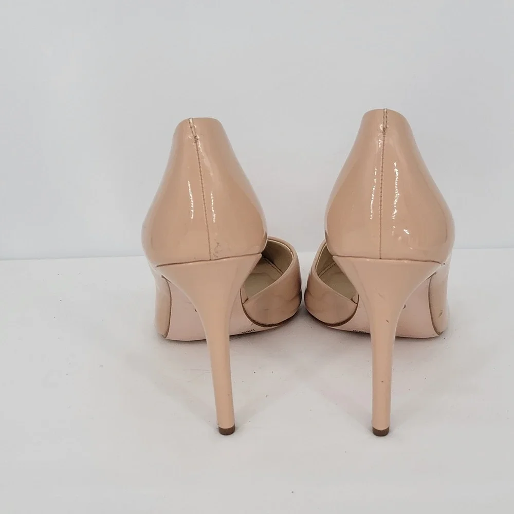 Jessica Simpson Nude Patent d'Orsay Pointed Toe Stiletto Pumps Heels Size 12M